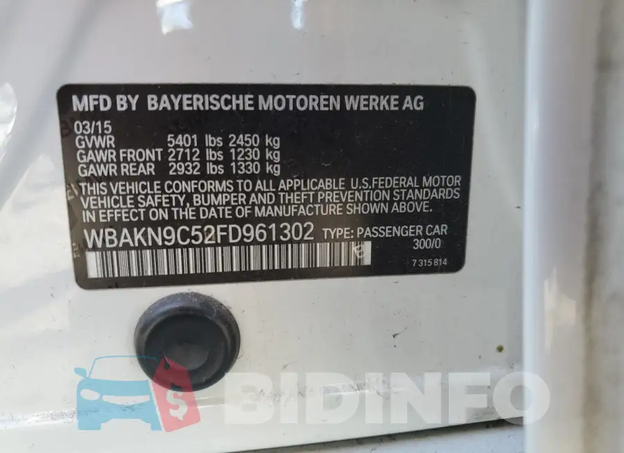 WBAKN9C52FD961302 Photo# 12