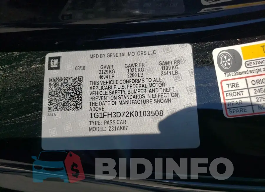 1G1FH3D72K0103508 Photo# 13