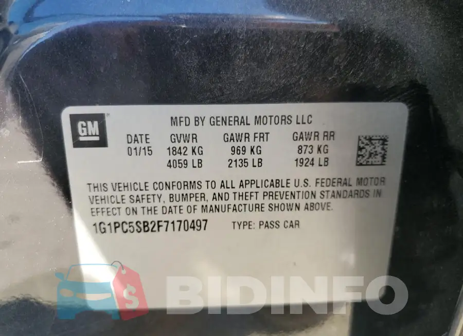 1G1PC5SB2F7170497 Photo# 12