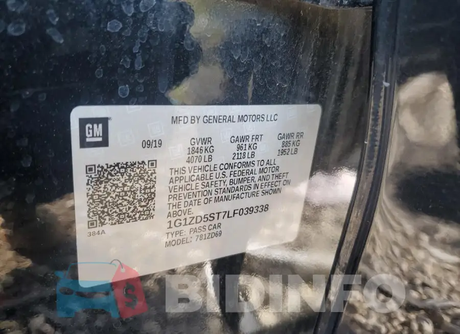 1G1ZD5ST7LF039338 Photo# 12