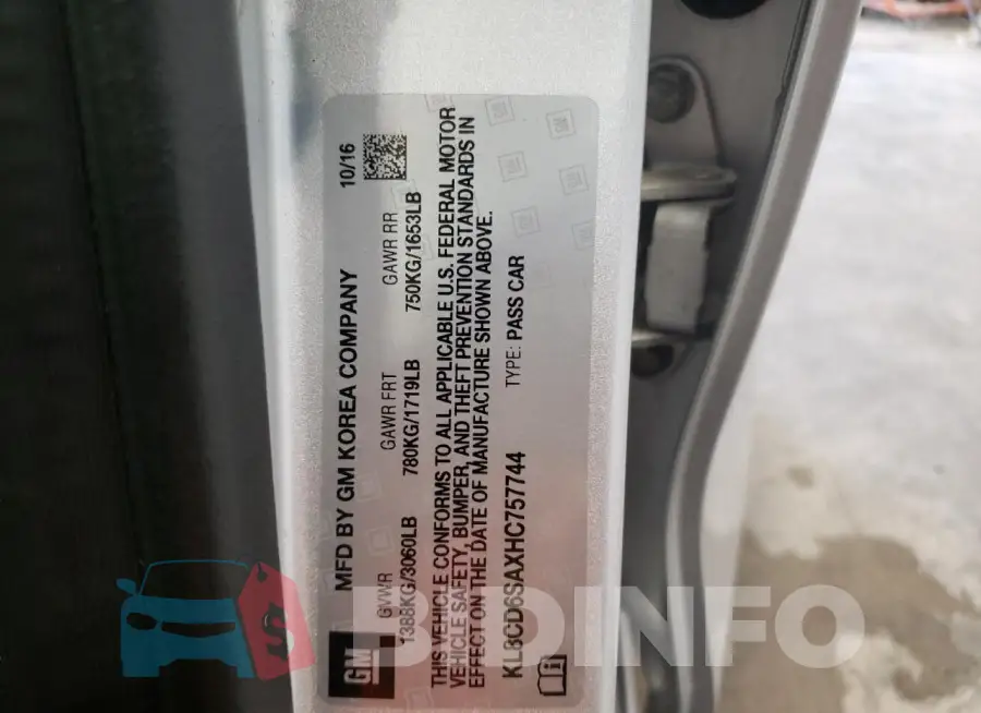 KL8CD6SAXHC757744 Photo# 12
