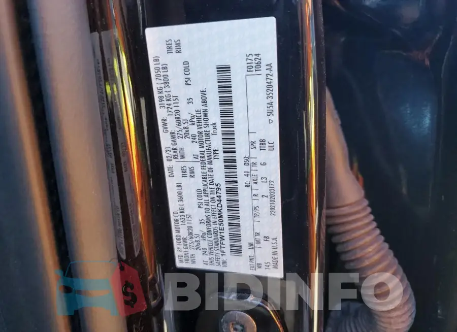 1FTFW1E50MKD44795 Photo# 12