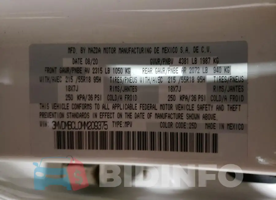 3MVDMBCL0MM209375 Photo# 12
