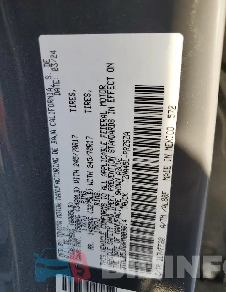3TMLB5JN8RM009814 Photo# 12
