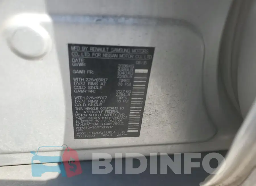 KNMAT2MT4FP590697 Photo# 13
