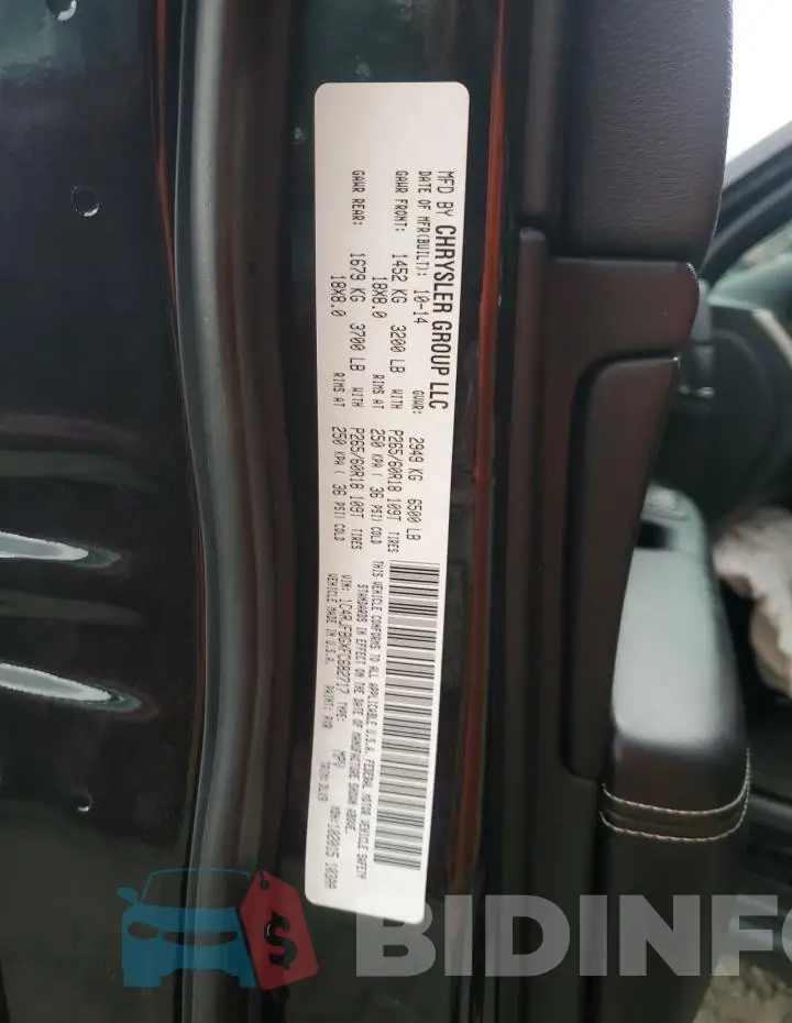1C4RJFBGXFC682717 Photo# 13