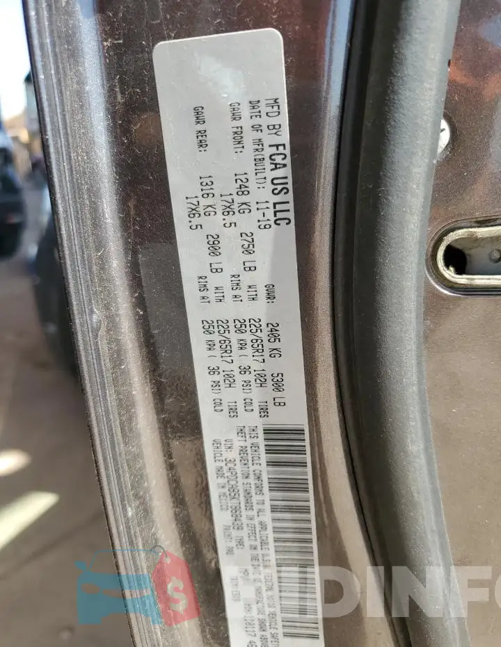 3C4PDCAB5KT868439 Photo# 13