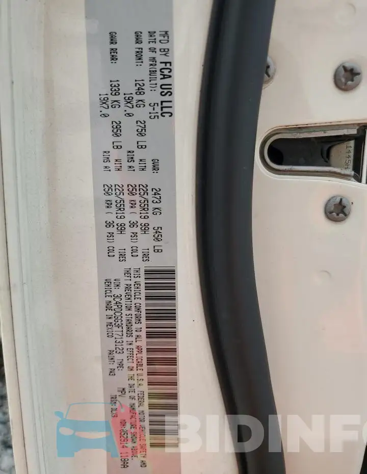 3C4PDCGG3FT713123 Photo# 13