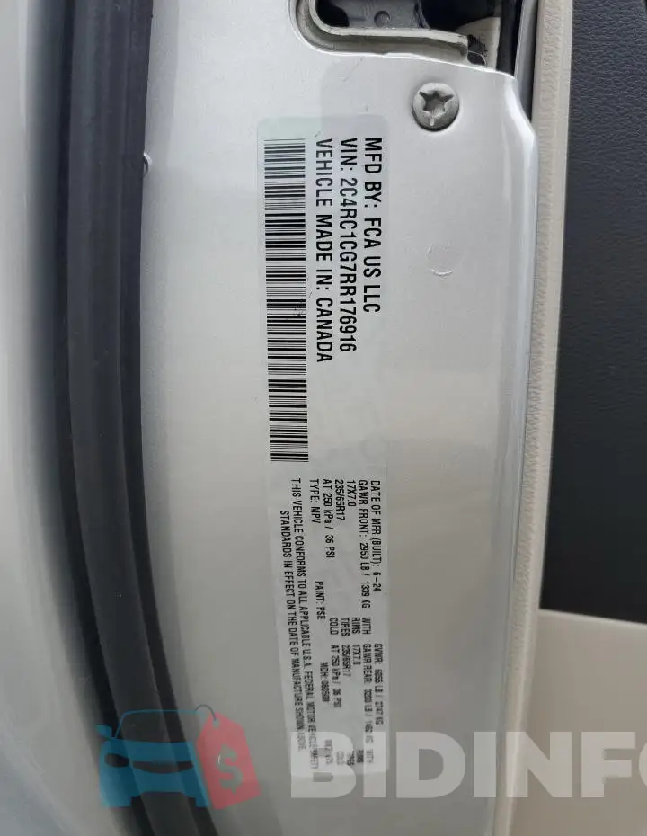 2C4RC1CG7RR176916 Photo# 13