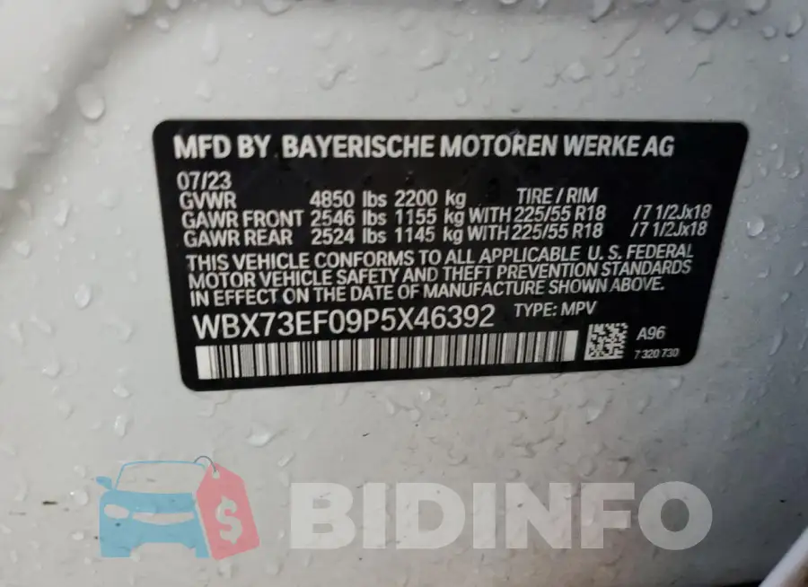WBX73EF09P5X46392 Photo# 13