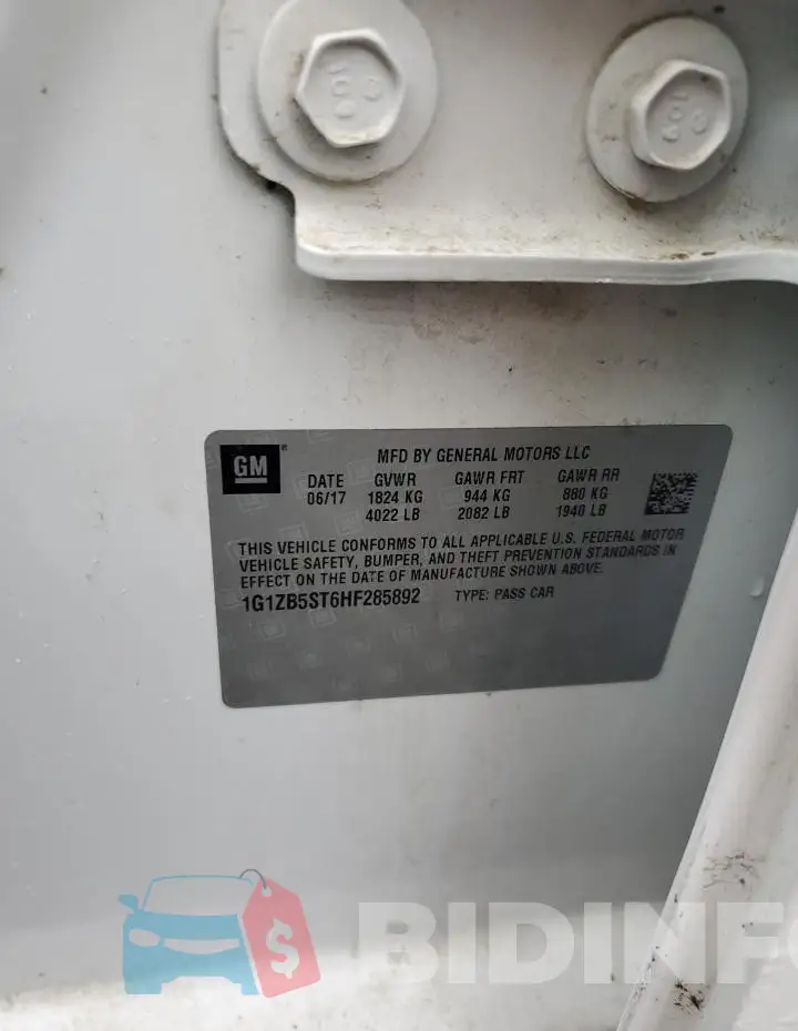 1G1ZB5ST6HF285892 Photo# 12