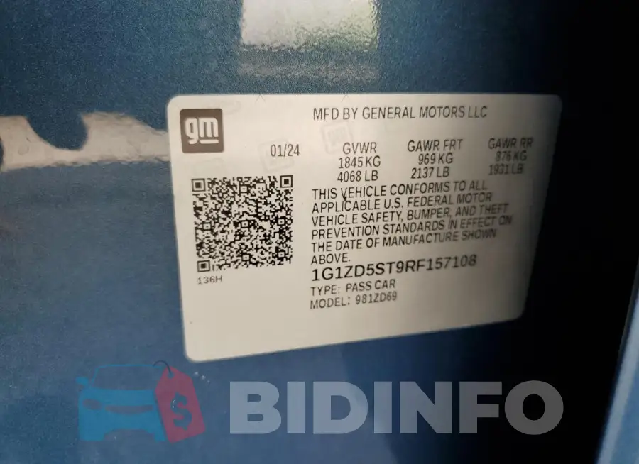 1G1ZD5ST9RF157108 Photo# 12