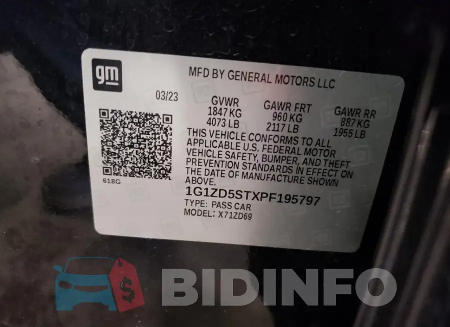 1G1ZD5STXPF195797 Photo# 12