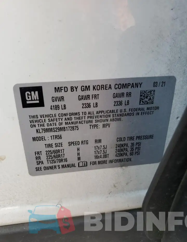 KL79MMS29MB172875 Photo# 13
