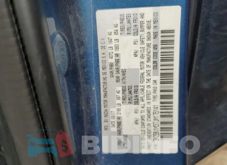 3MZBN1M37JM176141 Photo# 12