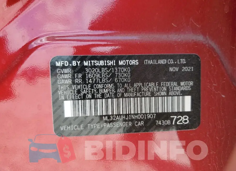 ML32AUHJ1NH001907 Photo# 12