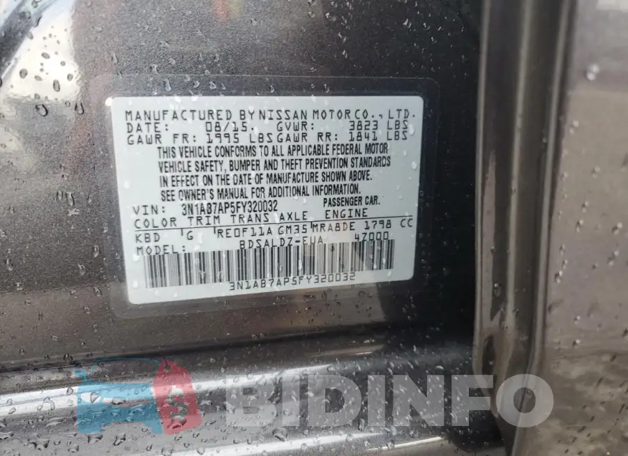 3N1AB7AP5FY320032 Photo# 12
