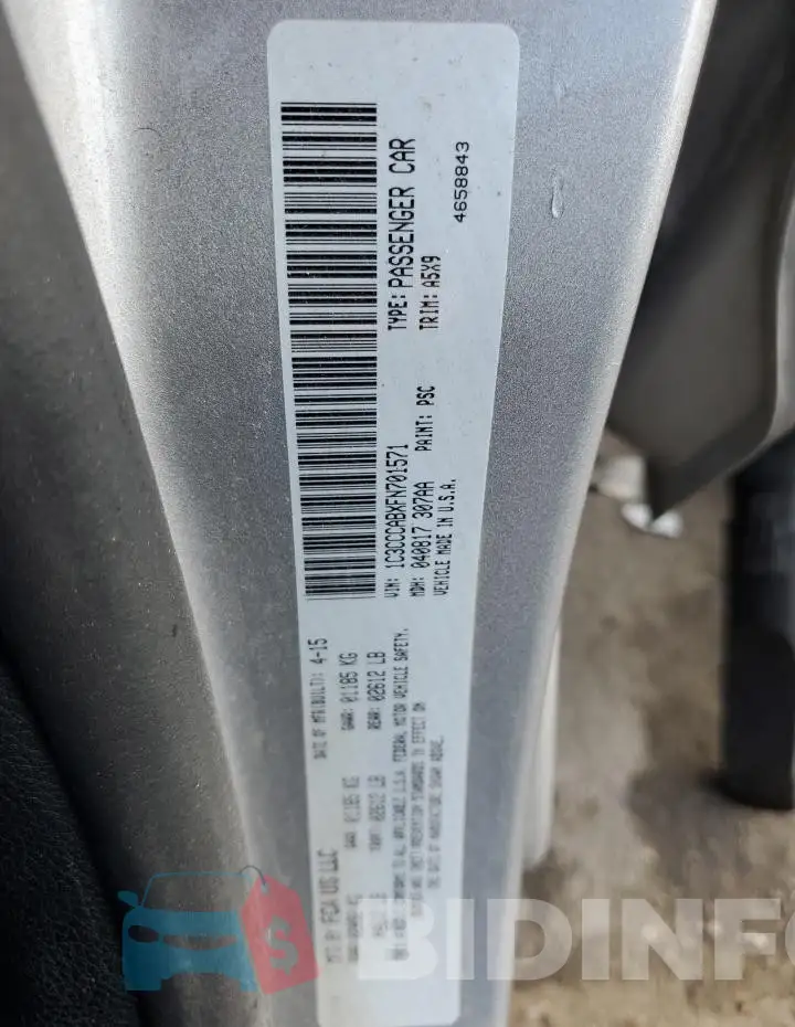 1C3CCCABXFN701571 Photo# 12