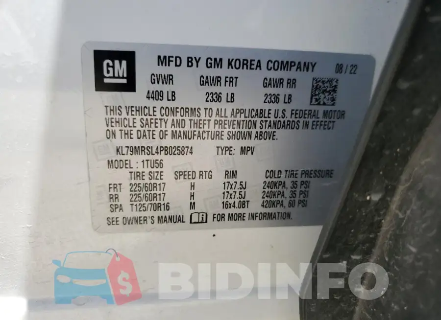 KL79MRSL4PB025874 Photo# 13