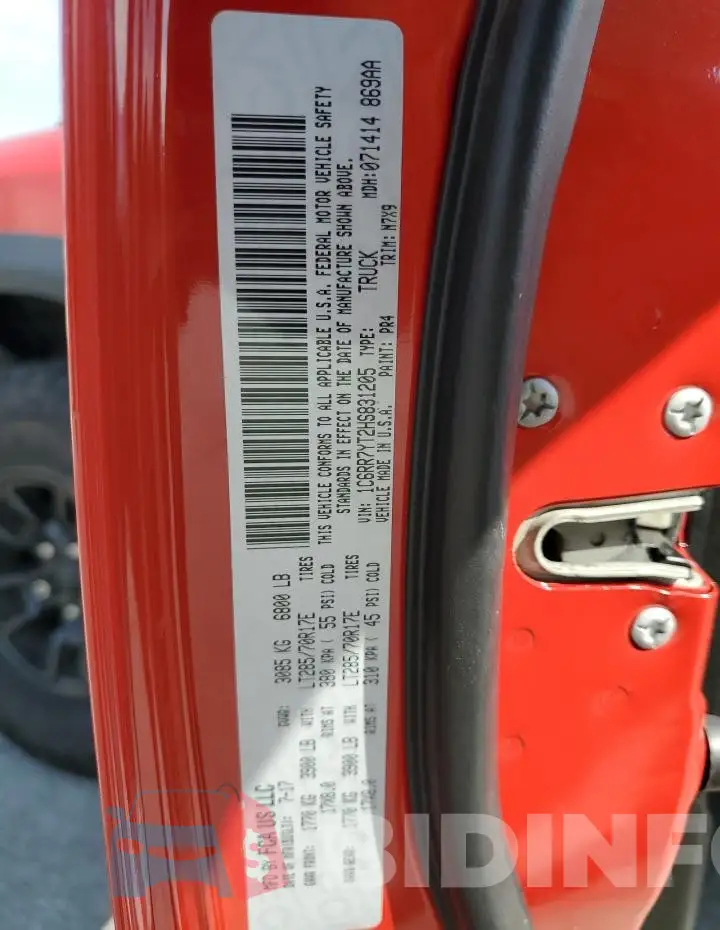 1C6RR7YT2HS831205 Photo# 13