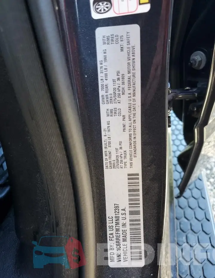 1C6RREFM7MN812397 Photo# 13