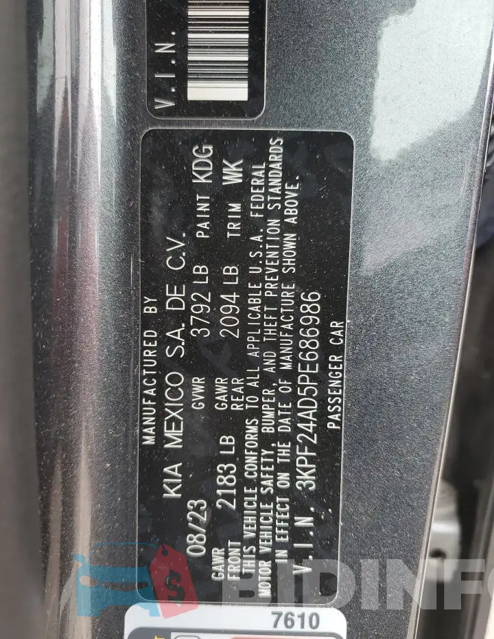 3KPF24AD5PE686986 Photo# 12