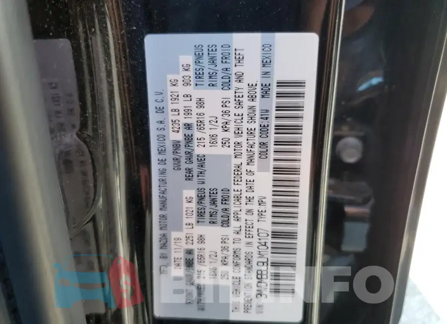 3MVDMBBL9LM104107 Photo# 13