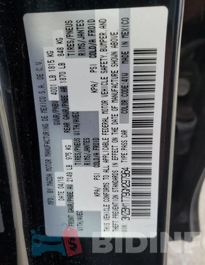 3MZBM1T79GM297964 Photo# 12