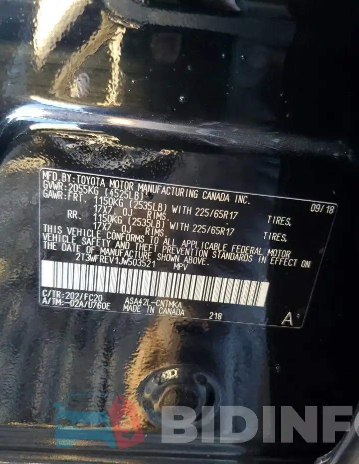 2T3WFREV1JW503521 Photo# 14
