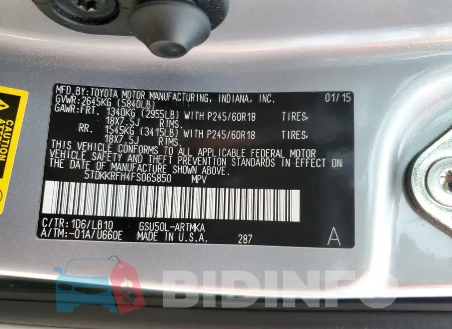 5TDKKRFH4FS065850 Photo# 14