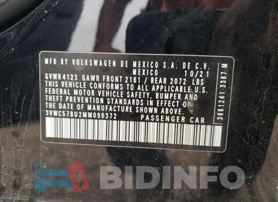 3VWC57BU2MM090372 Photo# 12