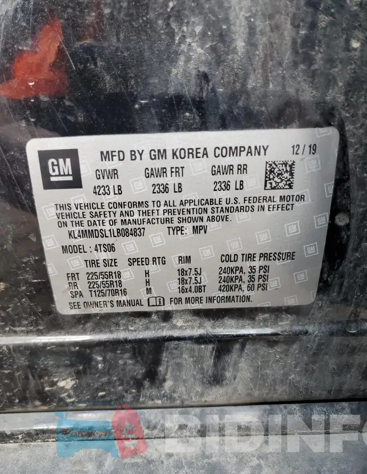 KL4MMDSL1LB084837 Photo# 13