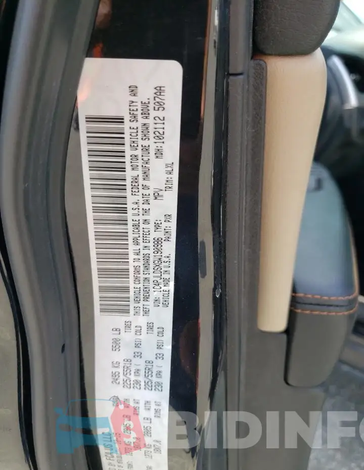 1C4PJLDSXGW190986 Photo# 13