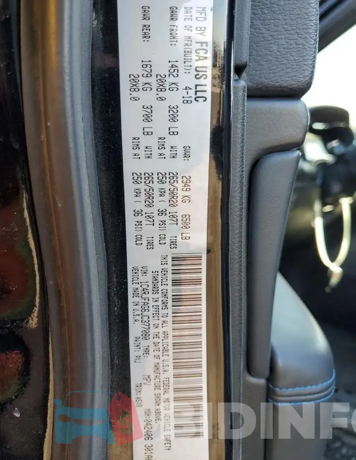 1C4RJFAG6JC377080 Photo# 13