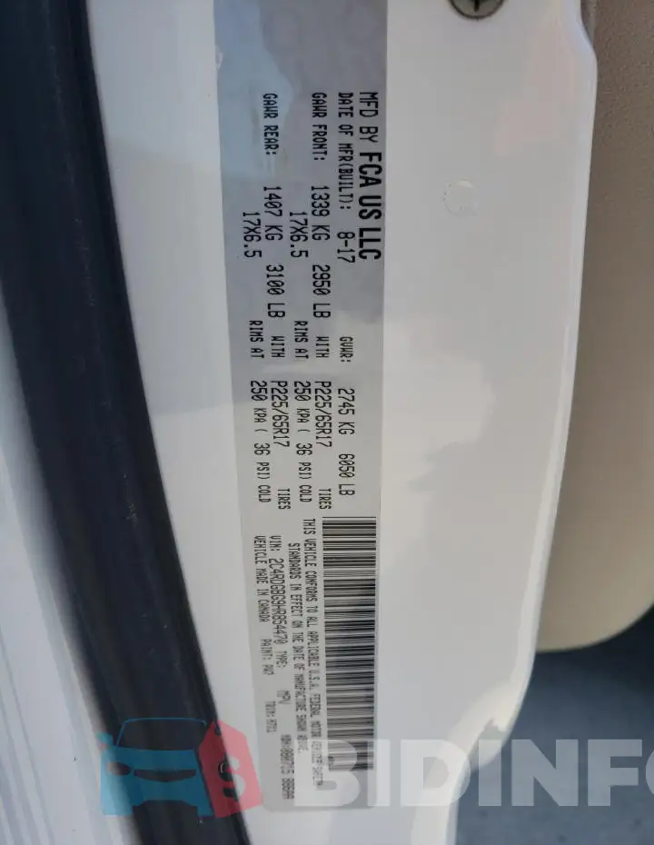 2C4RDGBG9HR854470 Photo# 12