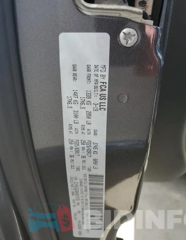 2C4RDGEG8KR671578 Photo# 14