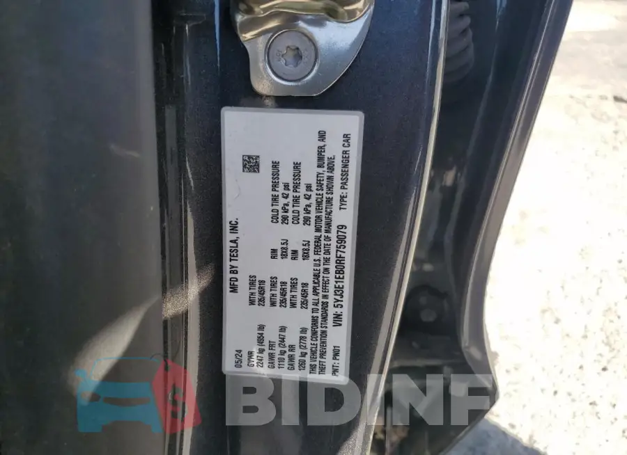 5YJ3E1EB0RF759079 Photo# 12