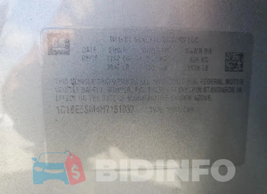 1G1BE5SM4H7151037 Photo# 12