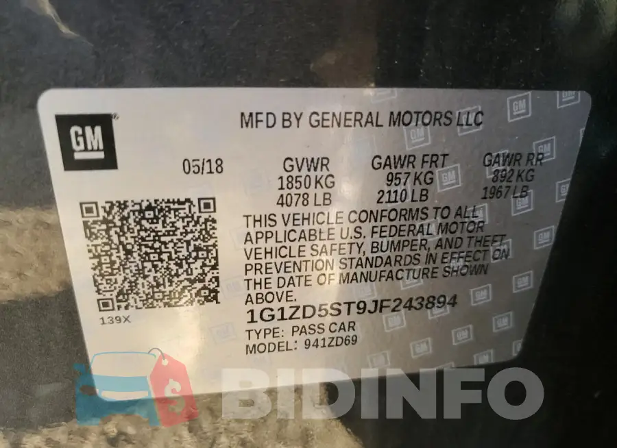 1G1ZD5ST9JF243894 Photo# 12