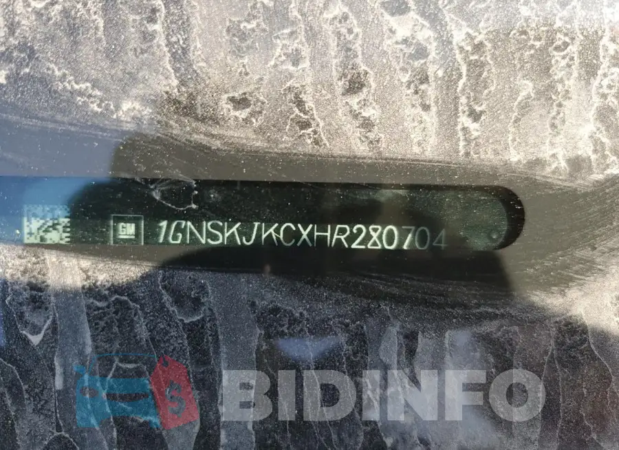 1GNSKJKCXHR280704 Photo# 13