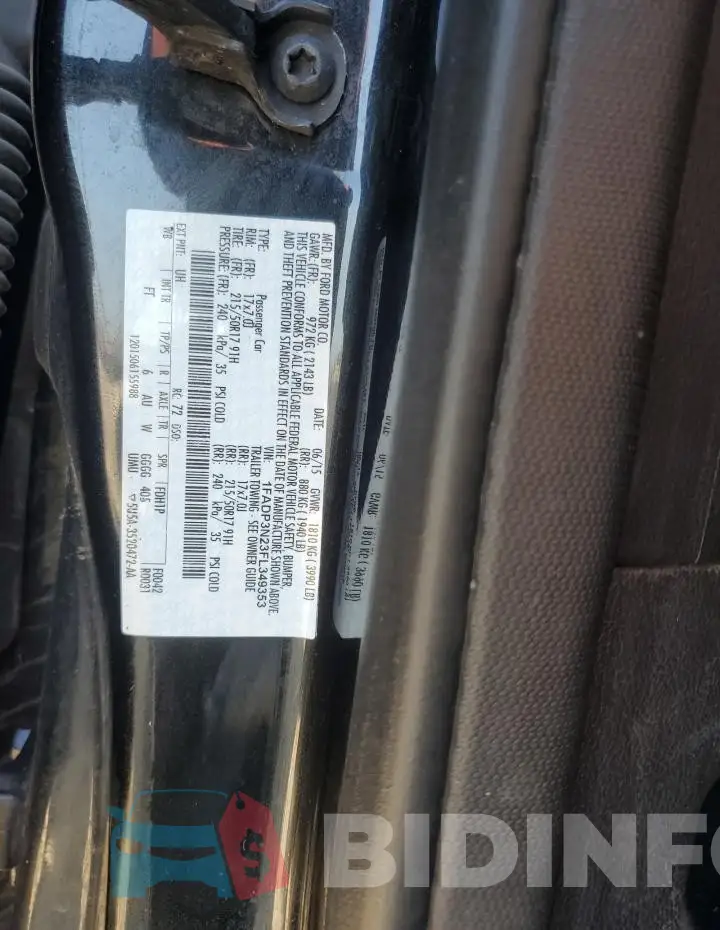 1FADP3N23FL349353 Photo# 12