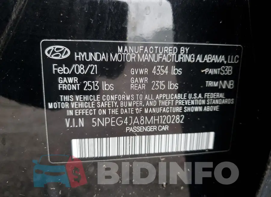 5NPEG4JA8MH120282 Photo# 13