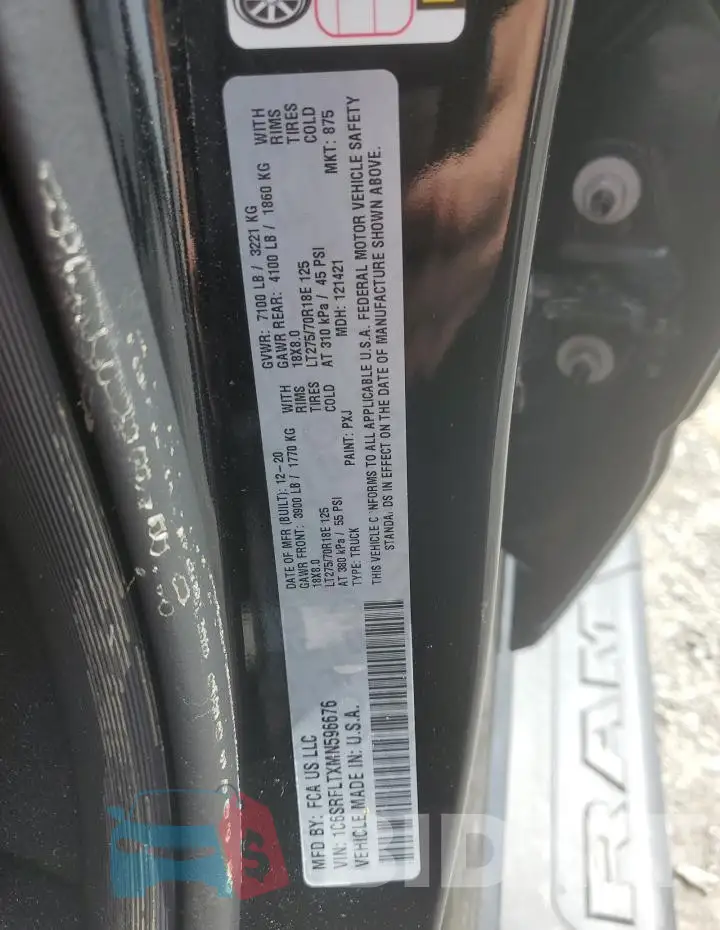1C6SRFLTXMN596676 Photo# 12
