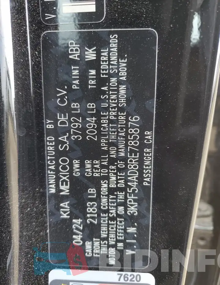 3KPF54AD8RE785876 Photo# 12