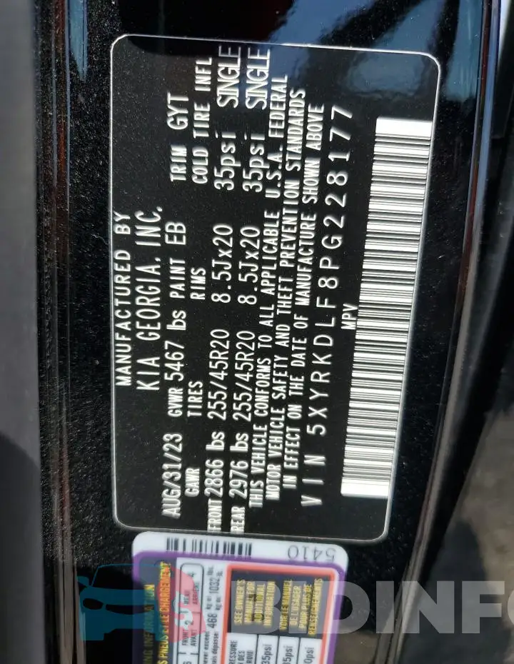 5XYRKDLF8PG228177 Photo# 13