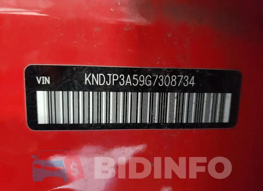KNDJP3A59G7308734 Photo# 13