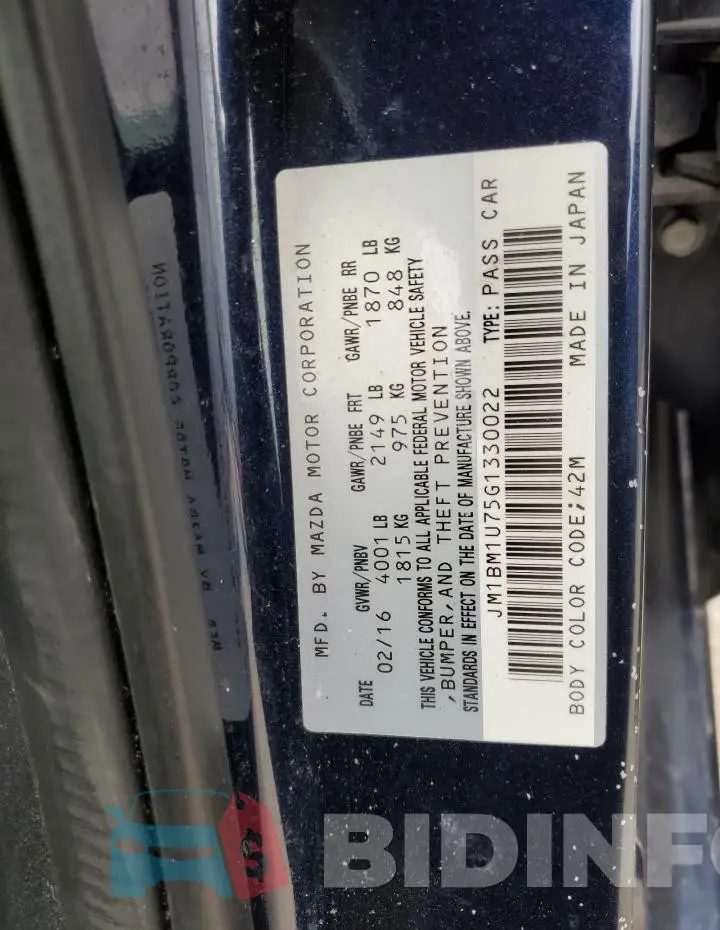 JM1BM1U75G1330022 Photo# 12