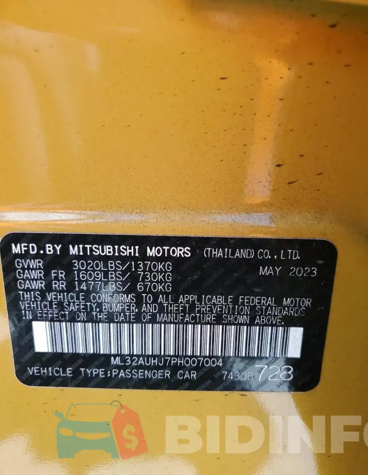 ML32AUHJ7PH007004 Photo# 12