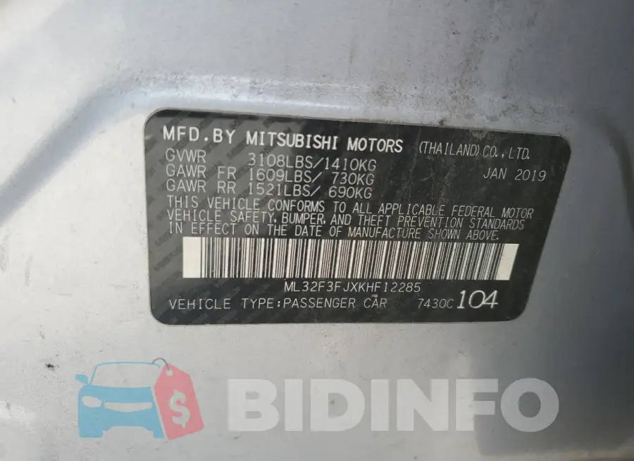ML32F3FJXKHF12285 Photo# 12