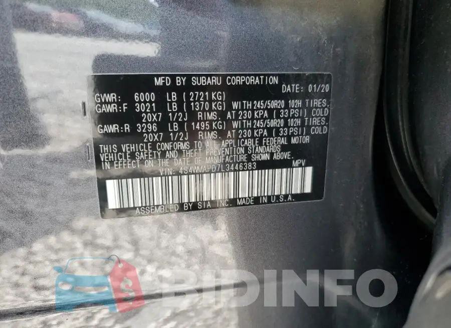4S4WMAPD7L3446383 Photo# 13
